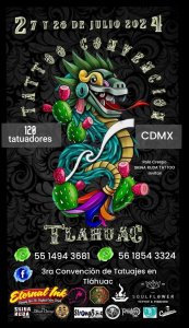 Convención de Tatuajes en Tláhuac 2024