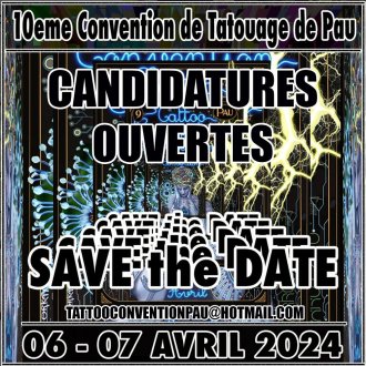 Convention de Tatouage de Pau Verysudouest 2024
